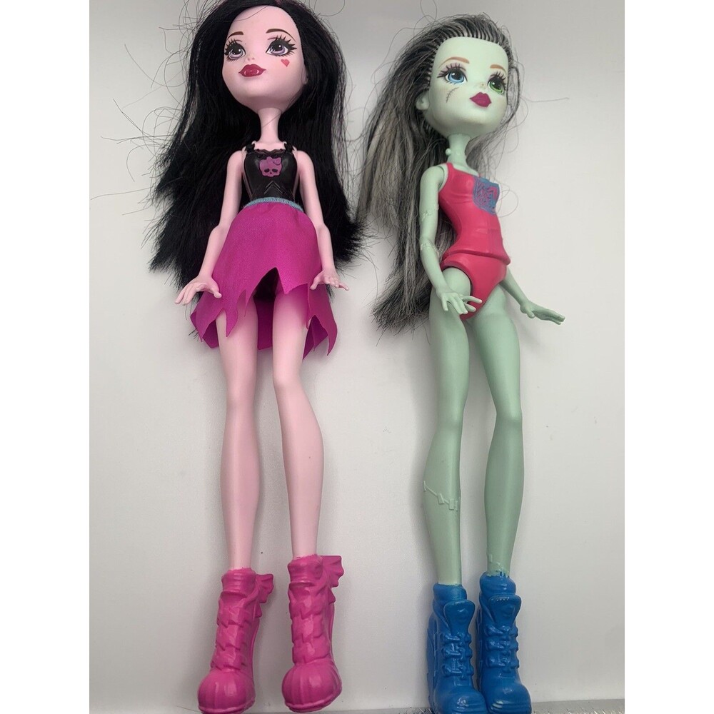 Monster High Ghoul Spirits Fashion Dolls Draculaura Frankie Stein 11” Figures